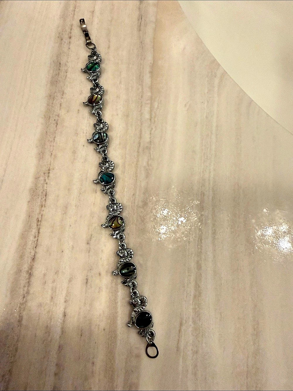 Silver-Tone Charm Bracelet